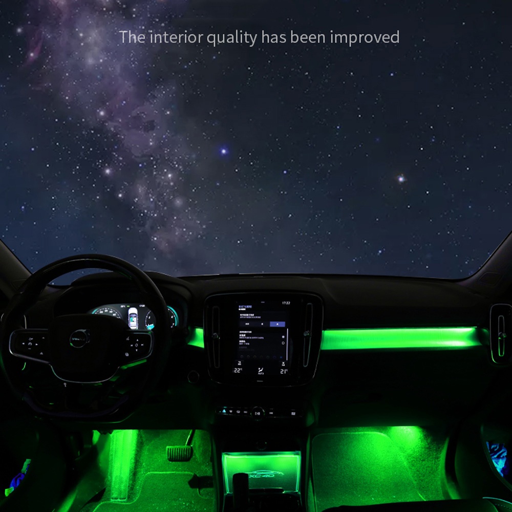 DIQ AMBIENT VOLVO XC40 AL (EX40) mod. 2018> (Digital iQ Ambient Light for VOLVO XC40 mod. 2018> with 11 Lights & with Original Ambient Light) - immagine 5