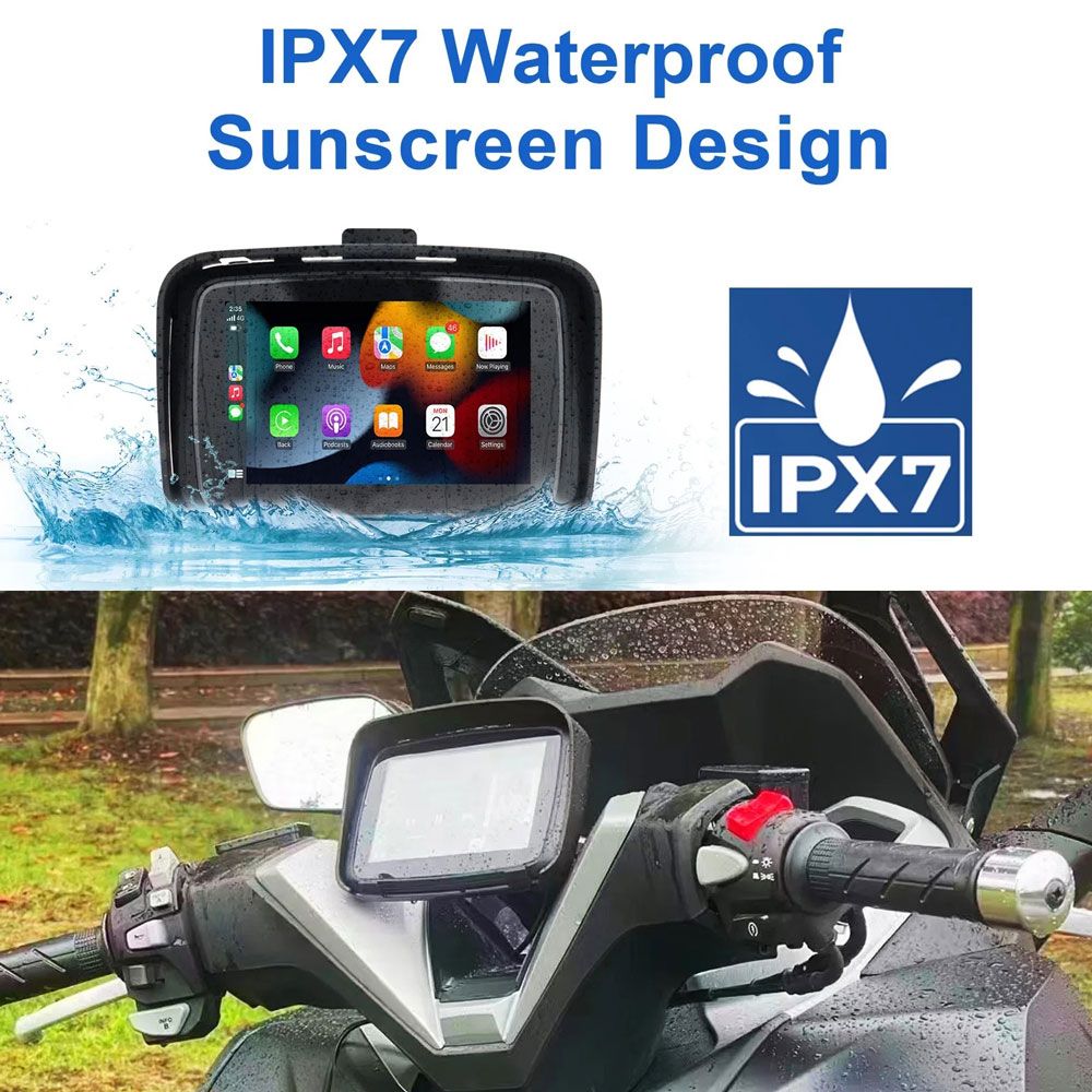 DIGITAL IQ PNA 6000_CPAA (5inc) MOTORCYCLE CARPLAY-ANDROID AUTO - immagine 5