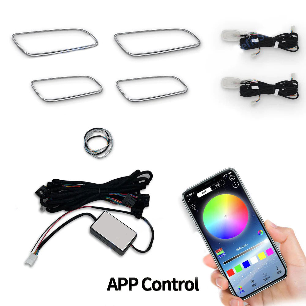 DIQ AMBIENT 8177 (FK) - MERCEDES A-CLA-GLA mod. 2012-2020 (Digital iQ Full Ambient Light Kit for MERCEDES A – CLA – GLA mod. 2012-2020 with 12 lights FULLKIT) - immagine 7