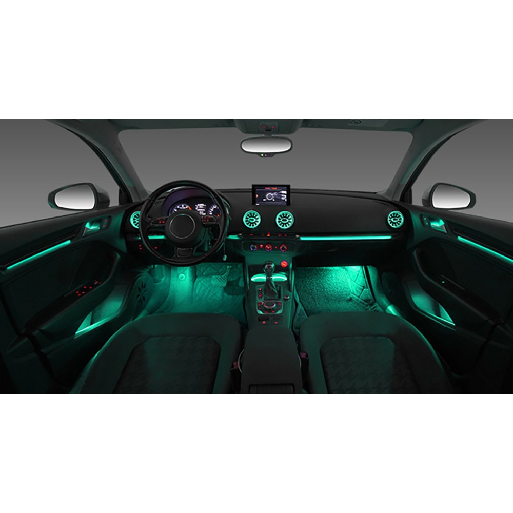 DIQ AMBIENT AUDI A3 (8V) DYN (Digital iQ Dynamic Ambient Light Audi A3 mod. 2013-2021, 25 Lights with Airvent) - immagine 15