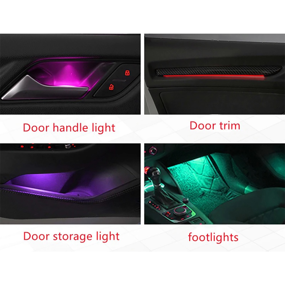 DIQ AMBIENT AUDI A3 (8V) DYN (Digital iQ Dynamic Ambient Light Audi A3 mod. 2013-2021, 25 Lights with Airvent) - immagine 4