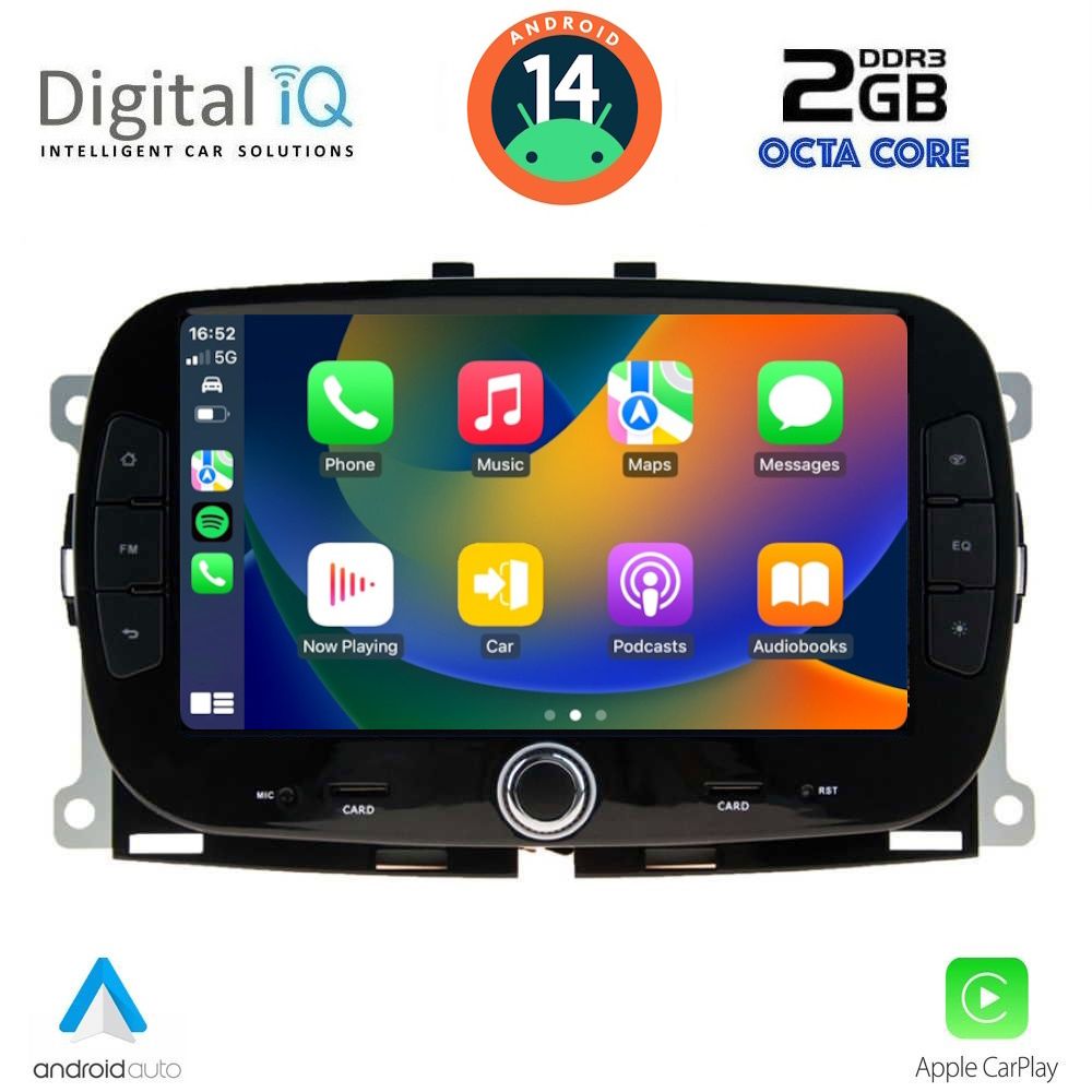 DIGITAL IQ BLF 398_CPA (7" DECK) MULTIMEDIA SYSTEM for FIAT 500 mod. 2016-2025 - immagine 10