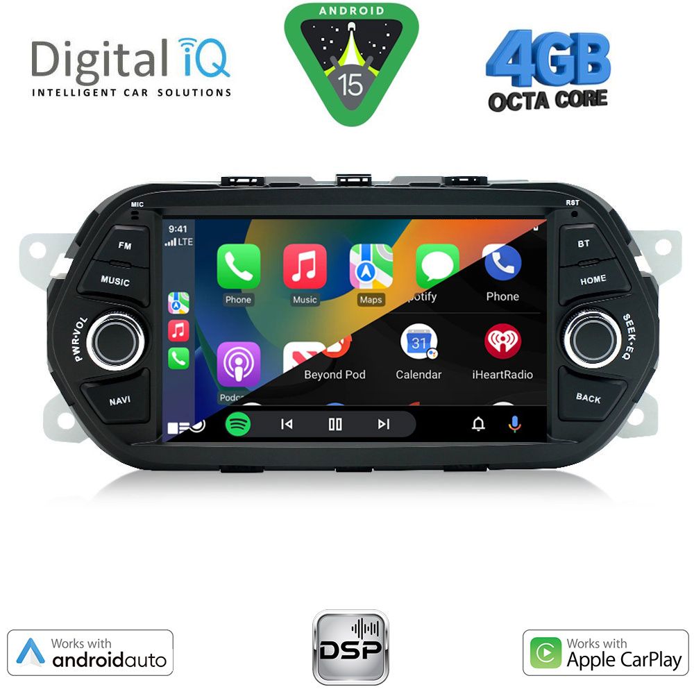 DIGITAL IQ BXF 656_CPAA (7" DECK) MULTIMEDIA SYSTEM for FIAT TIPO mod. 2015-2023 - immagine 2