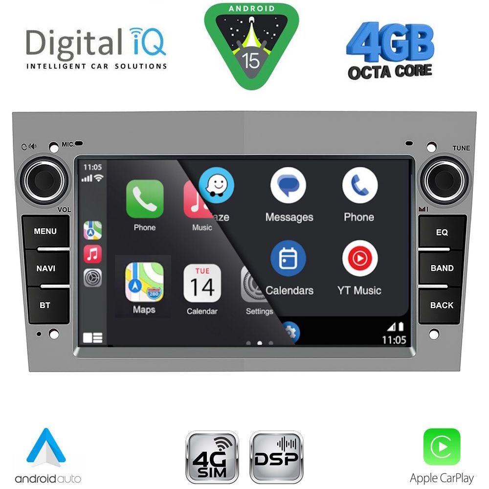 DIGITAL IQ BLG 419BL_CPA (7" DECK) MULTIMEDIA SYSTEM for OPEL ALL mod. 2004-2014 (GLOSS BLACK) - immagine 14