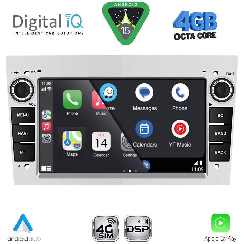 DIGITAL IQ BLG 419BL_CPA (7" DECK) MULTIMEDIA SYSTEM for OPEL ALL mod. 2004-2014 (GLOSS BLACK) - immagine 16