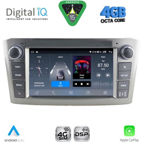 DIGITAL IQ BLG 409SL_CPA (7″ DECK) MULTIMEDIA OEM for TOYOTA AVENSIS (T27) mod. 2009-2016 (SILVER) - WEXML.GR