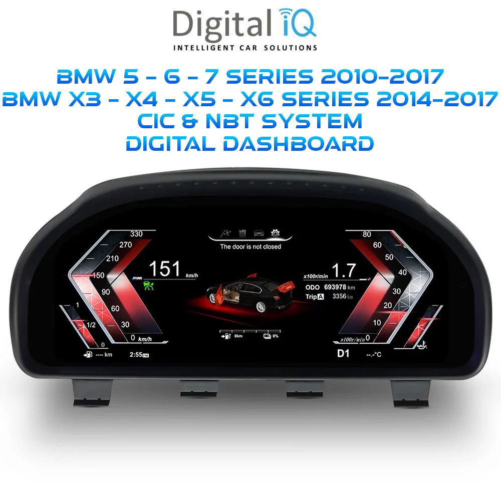 DIGITAL IQ FZ 972_IC (12.3in) BMW 5 - 5 GT - 6 - 7 Series mod. 2010-2017 / X3 - X4 - X5 - X6 mod. 2014-2017 DIGITAL DASHBOARD - immagine 2