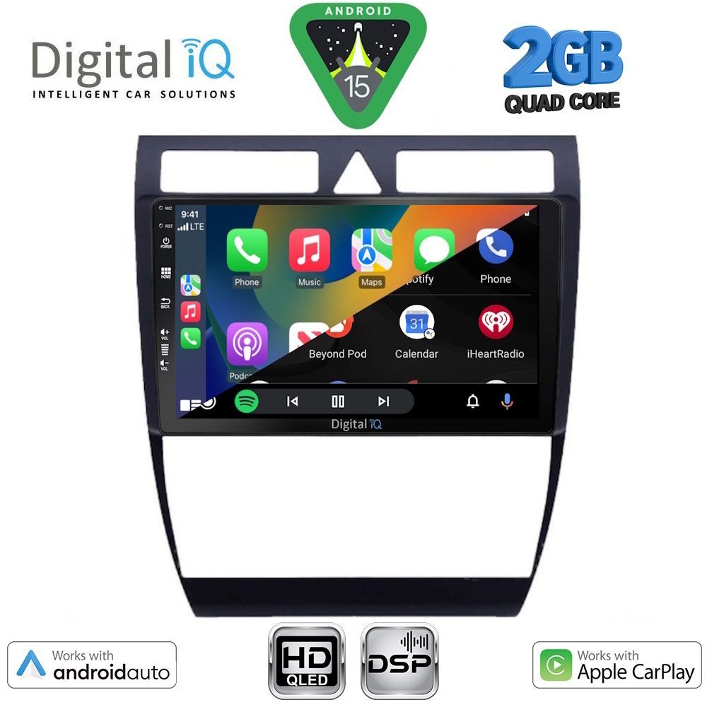 DIGITAL IQ BXC 3006_CPAA (9inc) MULTIMEDIA TABLET for AUDI A6 mod. 1998-2005 - immagine 2