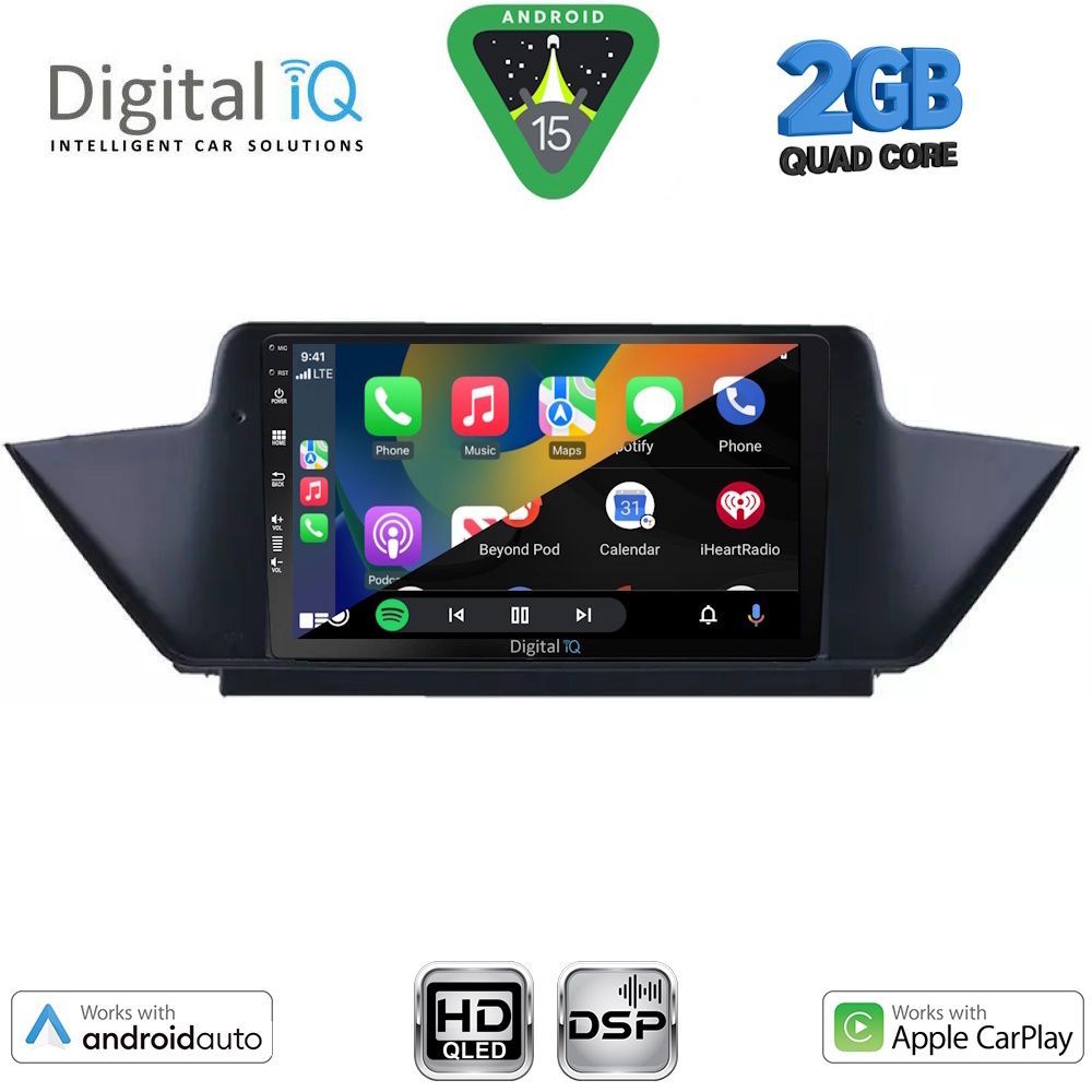 DIGITAL IQ BXC 3056_CPAA (10inc) MULTIMEDIA TABLET for BMW X1 mod. 2009-2015 - immagine 2
