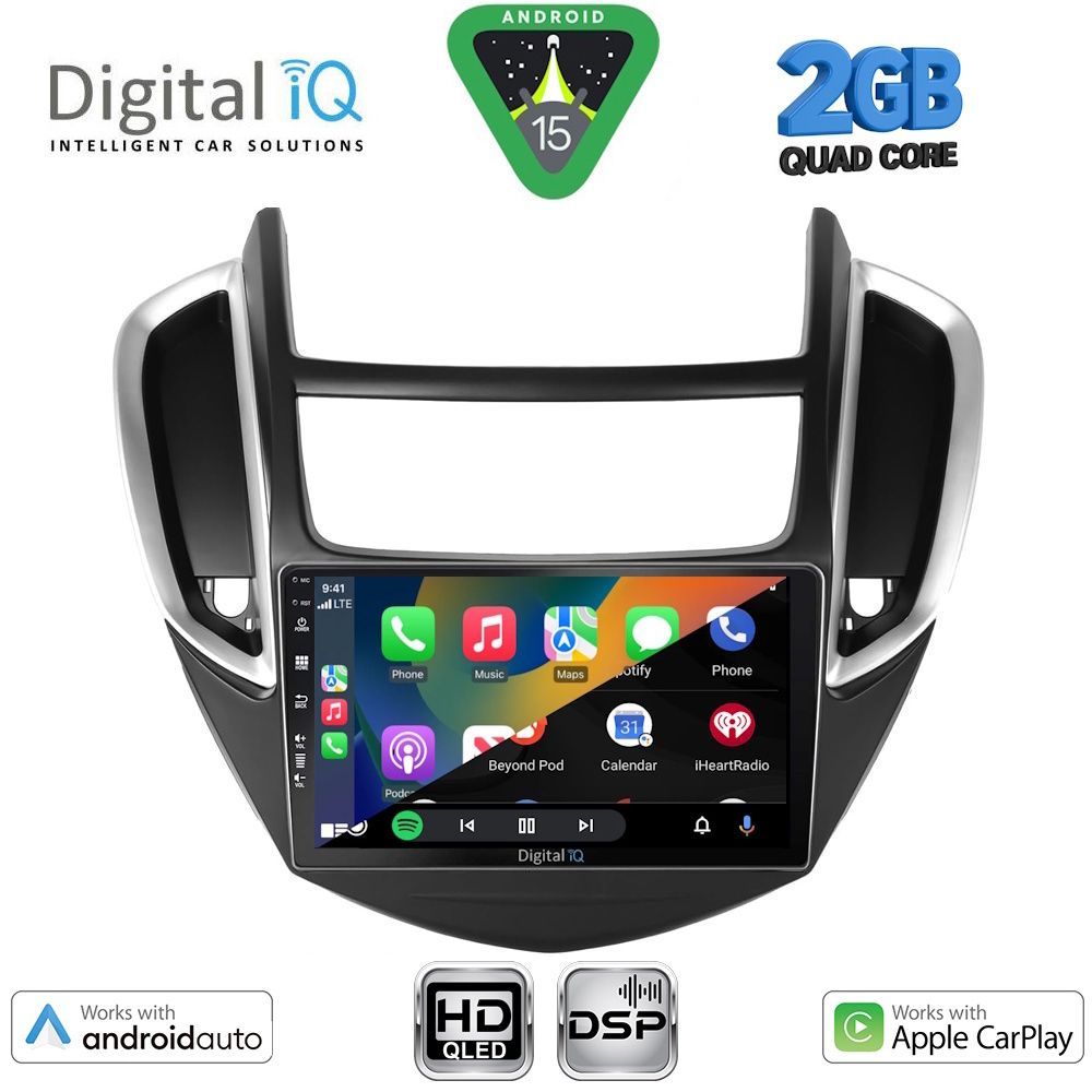 DIGITAL IQ BXC 3080_CPAA (9inc) MULTIMEDIA TABLET for CHEVROLET TRAX mod. 2014-2022 - immagine 2