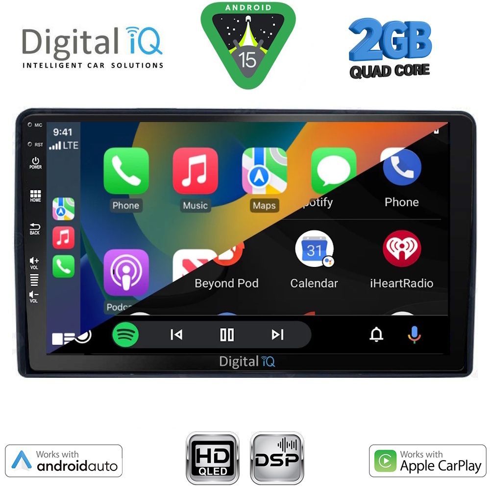 DIGITAL IQ BXC 3081_CPAA (9inc) MULTIMEDIA TABLET for CITROEN – PEUGEOT mod. 2008-2018 - immagine 2