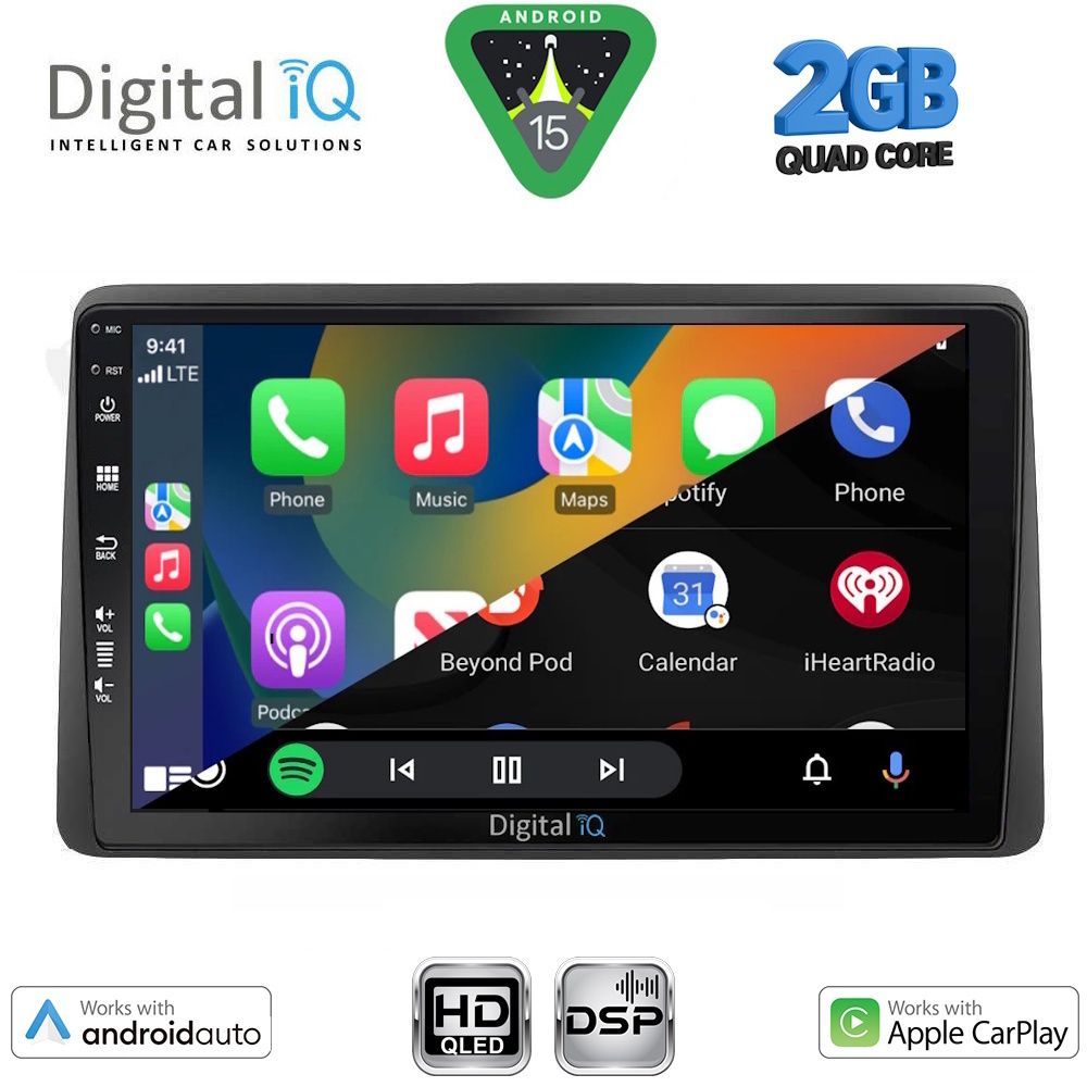 DIGITAL IQ BXC 3104_CPAA (10inc) MULTIMEDIA TABLET for DACIA DUSTER mod. 2019-2025 - immagine 2
