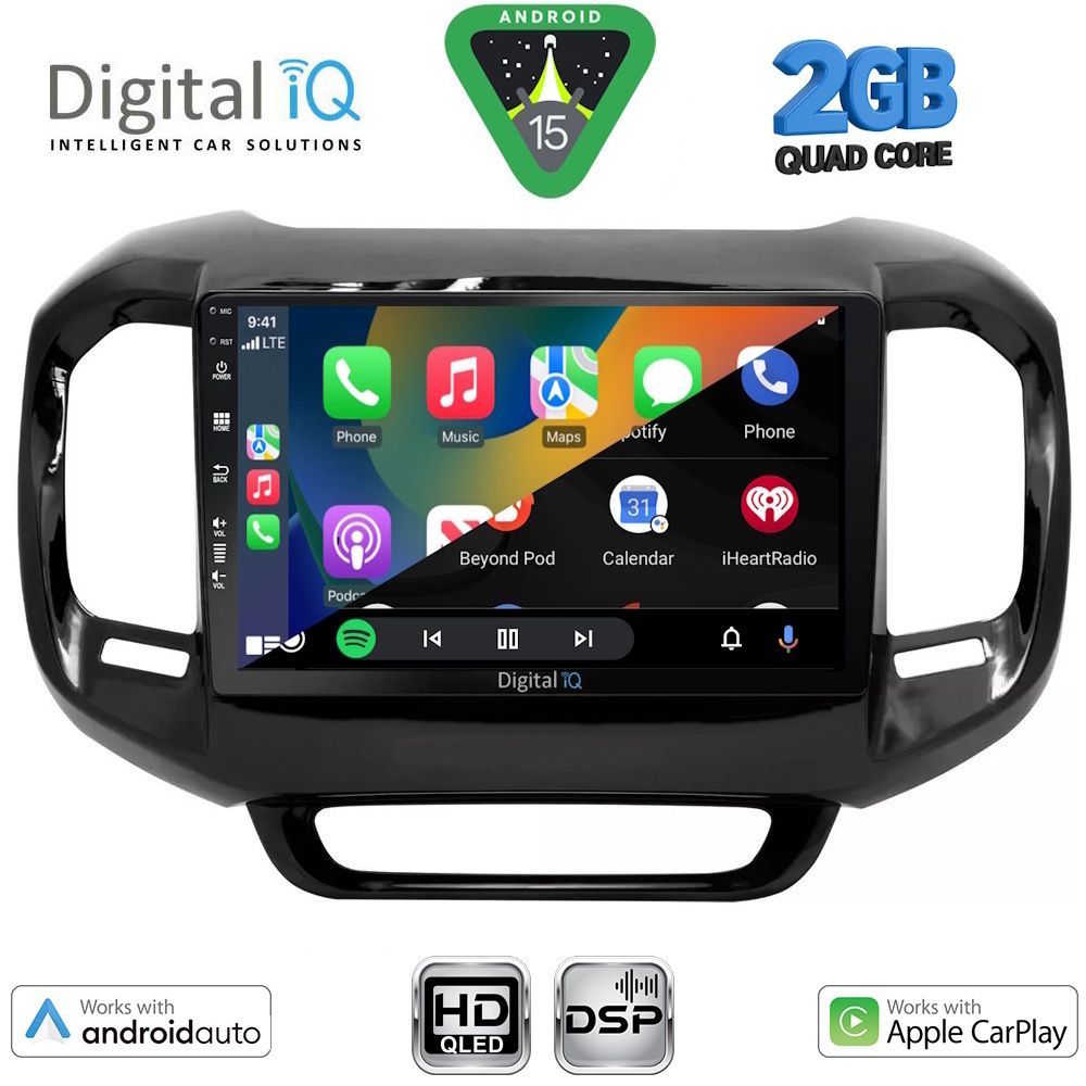 DIGITAL IQ BXC 3127_CPAA (9inc) MULTIMEDIA TABLET for FIAT TORO mod. 2017-2026 - immagine 2
