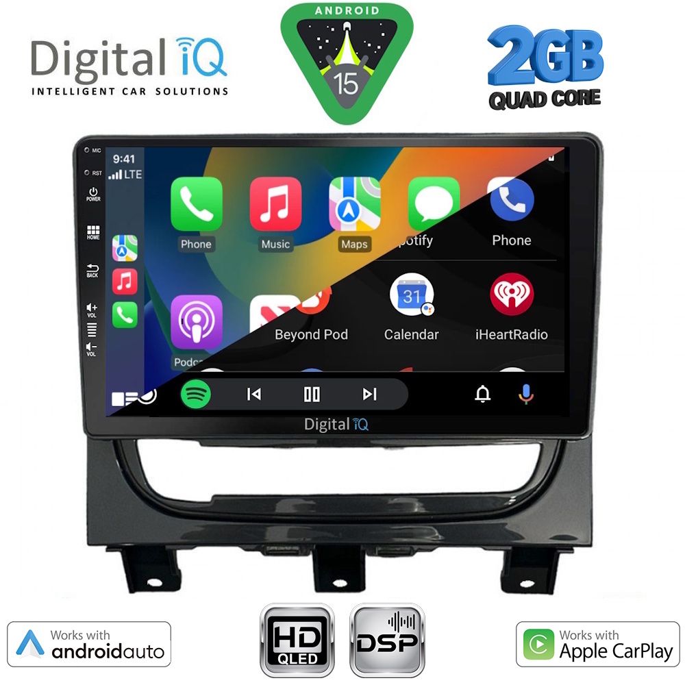 DIGITAL IQ BXC 3146_CPAA (9inc) MULTIMEDIA TABLET for FIAT STRADA mod. 2012-2020 - immagine 2