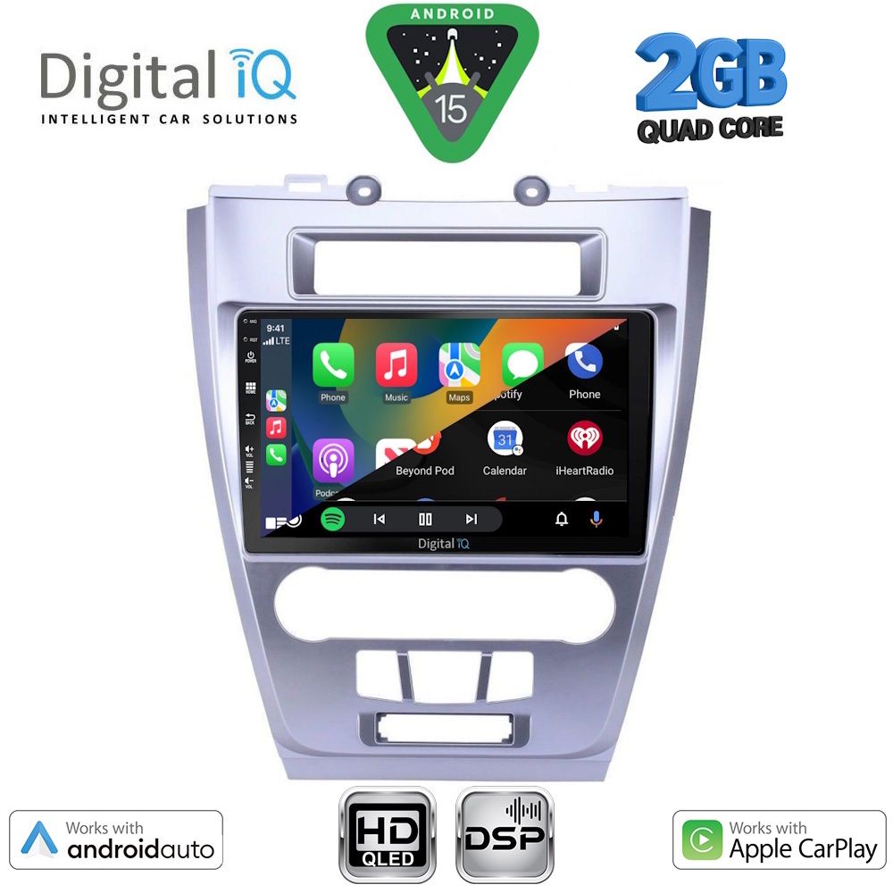 DIGITAL IQ BXC 3159_CPAA (10inc) MULTIMEDIA TABLET for FORD FUSION mod. 2012-2017 - immagine 2