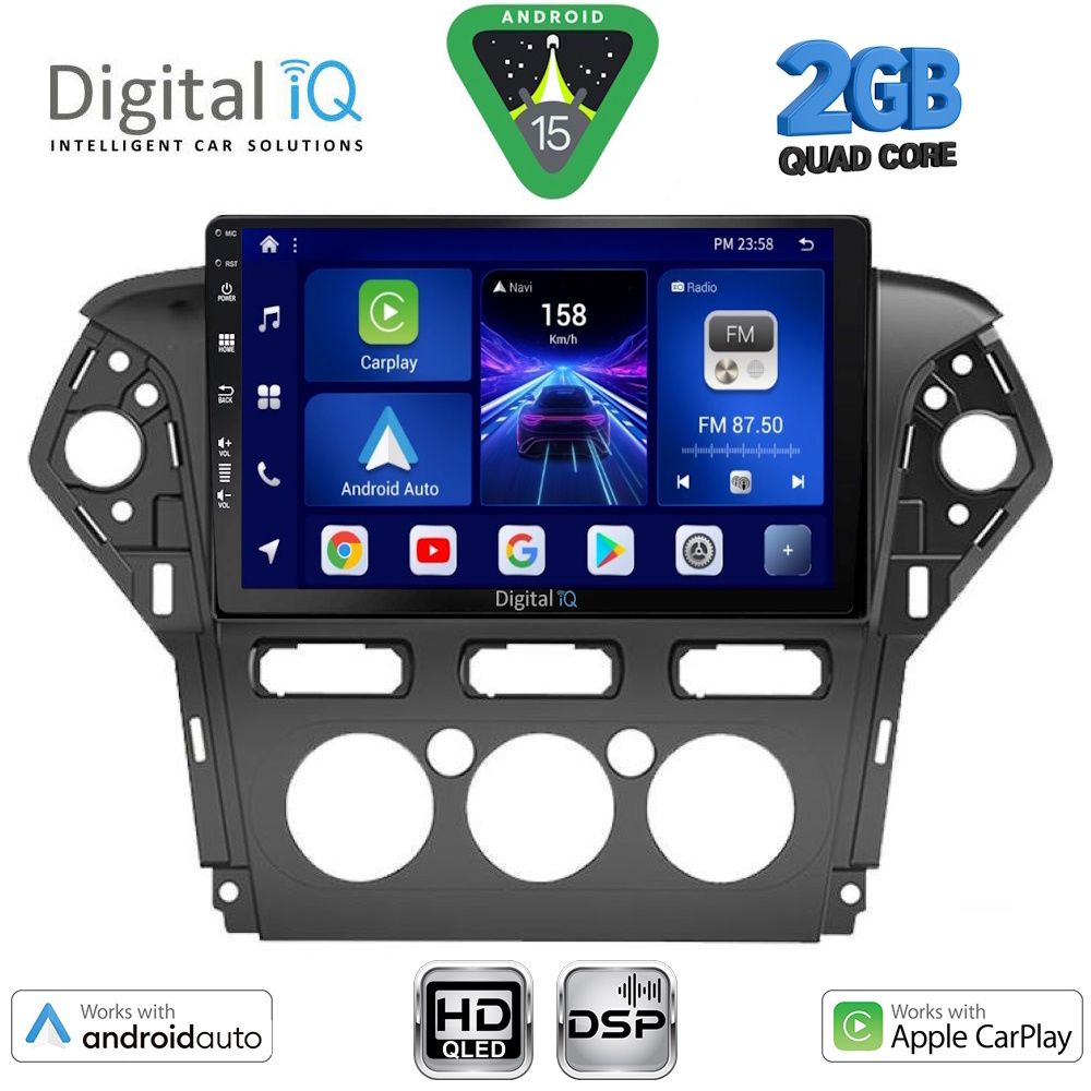 DIGITAL IQ BXC 3163_CPAA A/C (10inc) MULTIMEDIA TABLET for FORD MONDEO mod. 2011-2013 - immagine 7