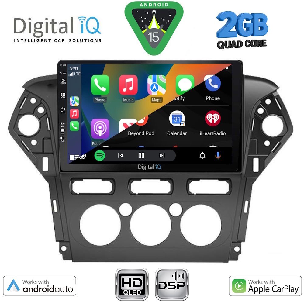 DIGITAL IQ BXC 3163_CPAA A/C (10inc) MULTIMEDIA TABLET for FORD MONDEO mod. 2011-2013 - immagine 8