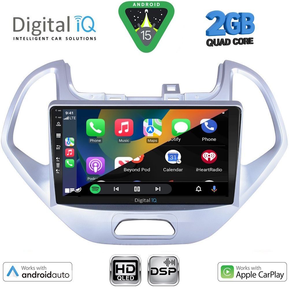 DIGITAL IQ BXC 3167LO_CPAA (9inc) MULTIMEDIA TABLET for FORD KA mod. 2017-2024 - immagine 2
