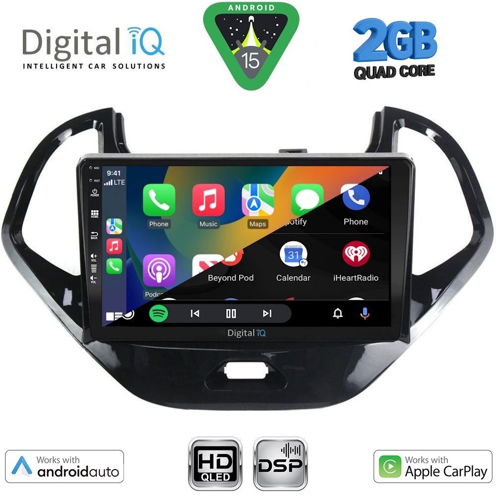 DIGITAL IQ BXC 3167SH_CPAA (9inc) MULTIMEDIA TABLET for FORD KA mod. 2017-2024 - immagine 2