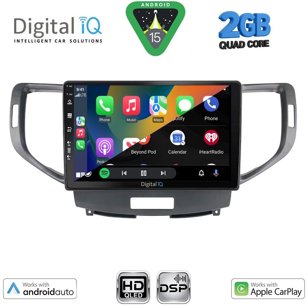 DIGITAL IQ BXC 3183_CPAA (9inc) MULTIMEDIA TABLET for HONDA ACCORD mod. 2008-2013 - immagine 2