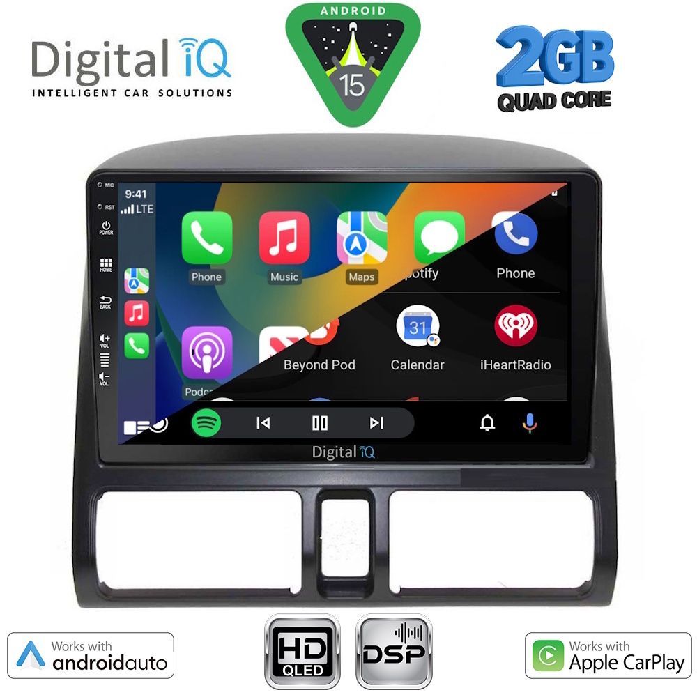 DIGITAL IQ BXC 3196_CPAA CLIMA (9inc) MULTIMEDIA TABLET for HONDA CRV mod. 1996-2006 - immagine 2