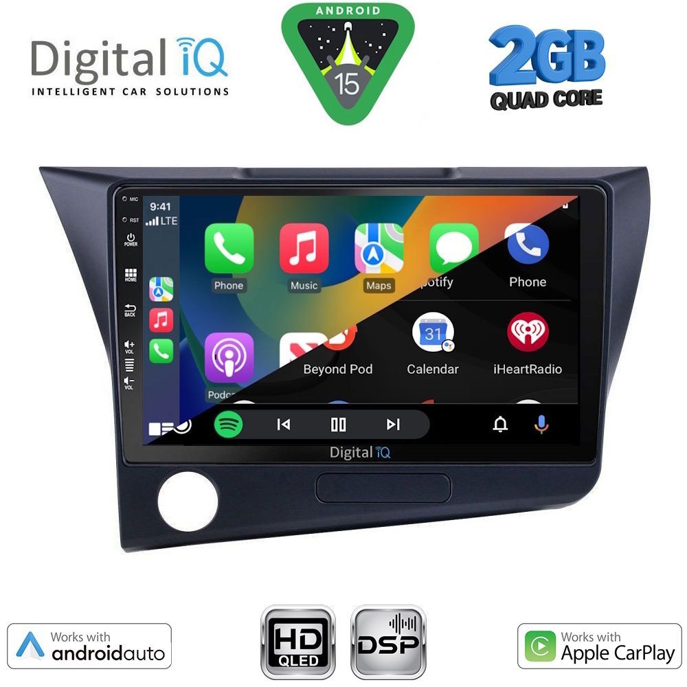 DIGITAL IQ BXC 3203_CPAA (9inc) MULTIMEDIA TABLET for HONDA CRZ mod. 2010-2016 - immagine 2