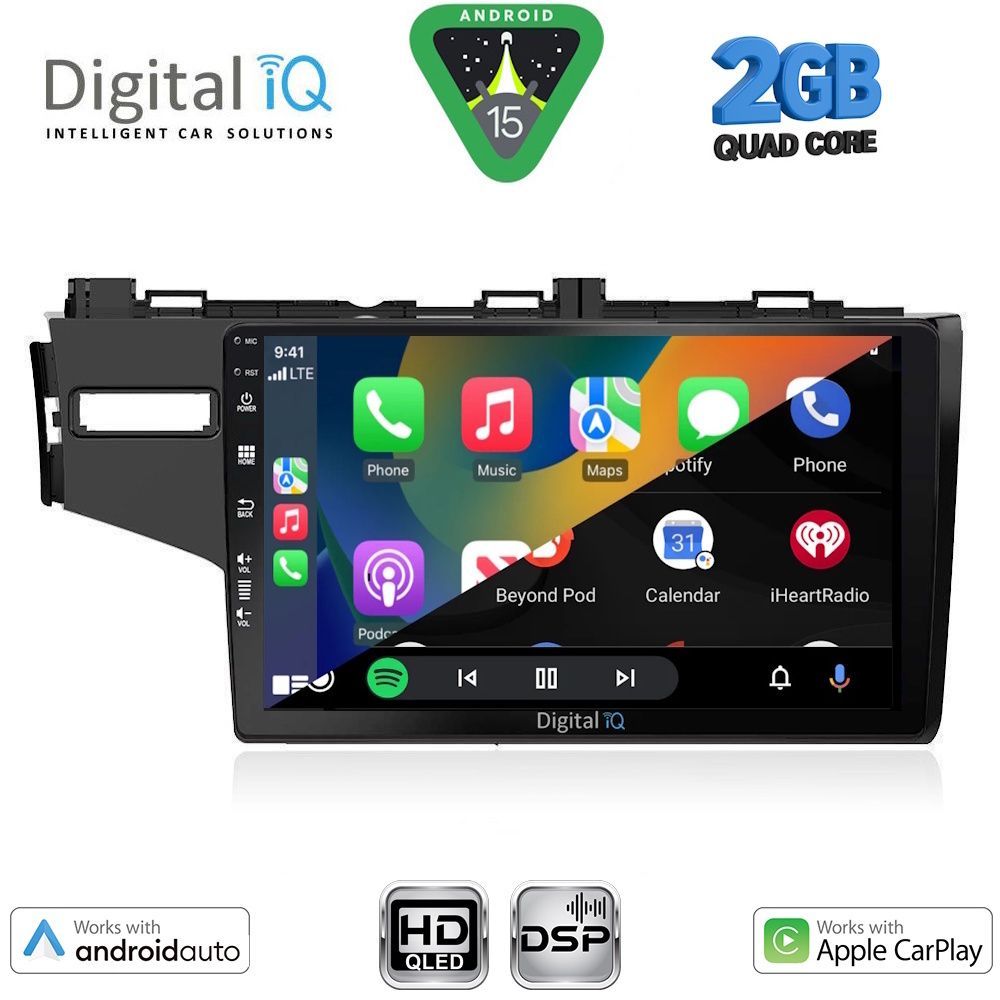 DIGITAL IQ BXC 3212_CPAA (10inc) MULTIMEDIA TABLET for HONDA JAZZ mod. 2013-2019 - immagine 2