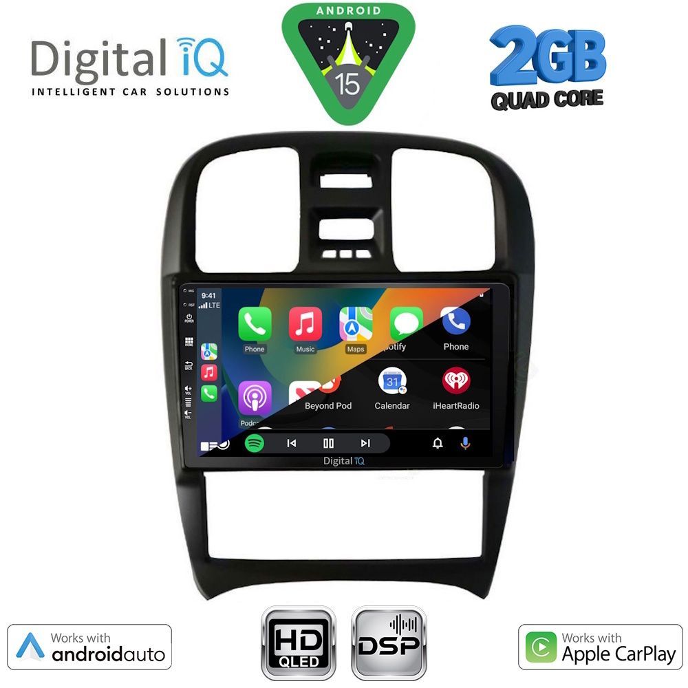 DIGITAL IQ BXC 3247_CPAA (9inc) MULTIMEDIA TABLET for HYUNDAI SONATA mod. 2000-2006 - immagine 2