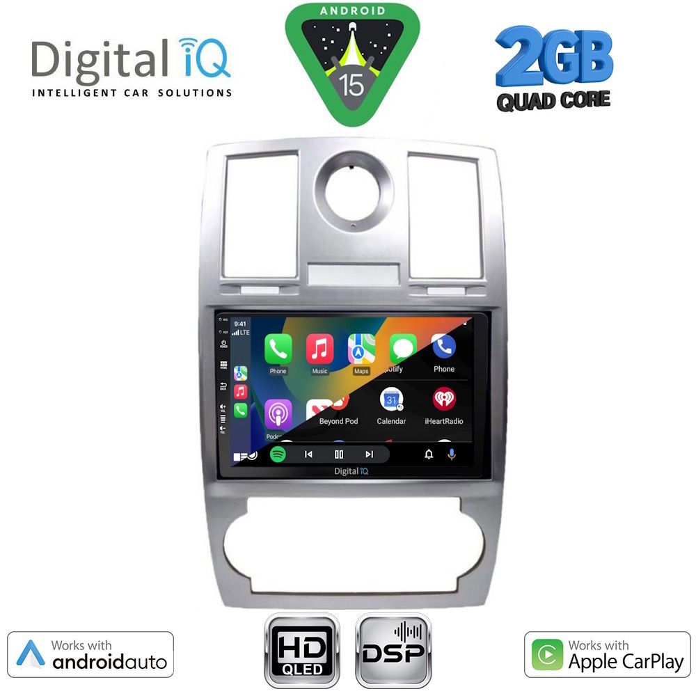 DIGITAL IQ BXC 3285_CPAA (9inc) MULTIMEDIA TABLET for CHRYSLER 300C mod. 2005-2010 - immagine 2