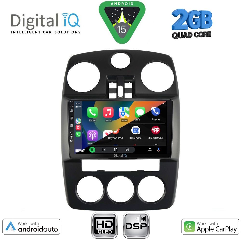 DIGITAL IQ BXC 3287_CPAA (9inc) MULTIMEDIA for CHRYSLER PT CRUISER mod. 2005-2010 - immagine 2