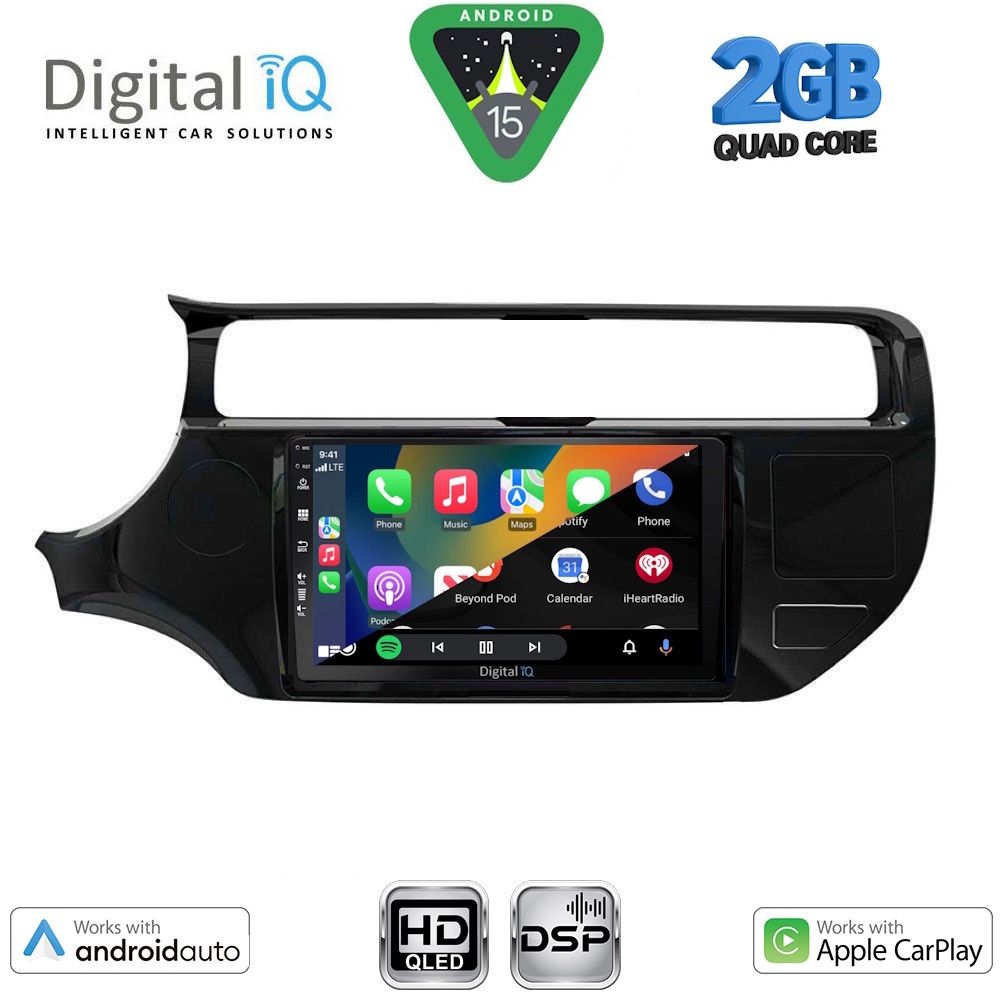 DIGITAL IQ BXC 3315_CPAA (9inc) MULTIMEDIA TABLET for KIA RIO mod. 2015-2017 - immagine 2