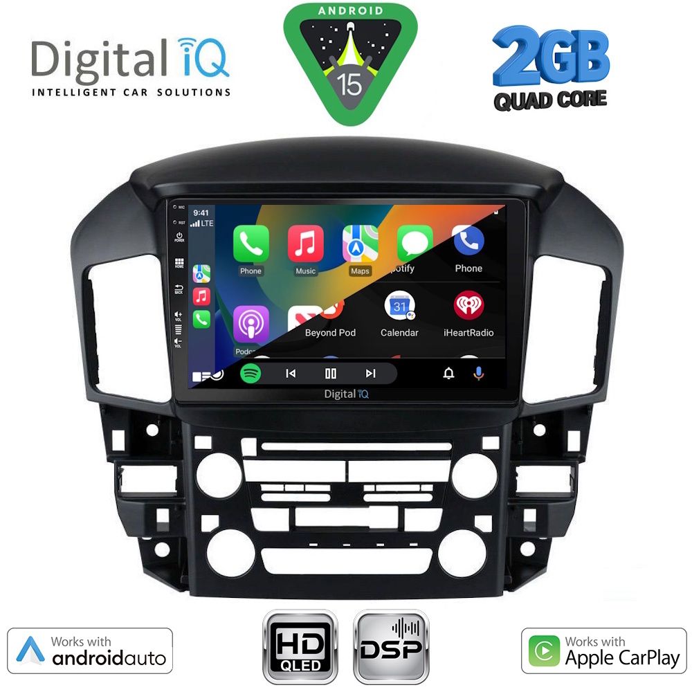 DIGITAL IQ BXC 3344_CPAA (9inc) MULTIMEDIA TABLET for LEXUS RX 300 mod. 1998-2003 - immagine 2