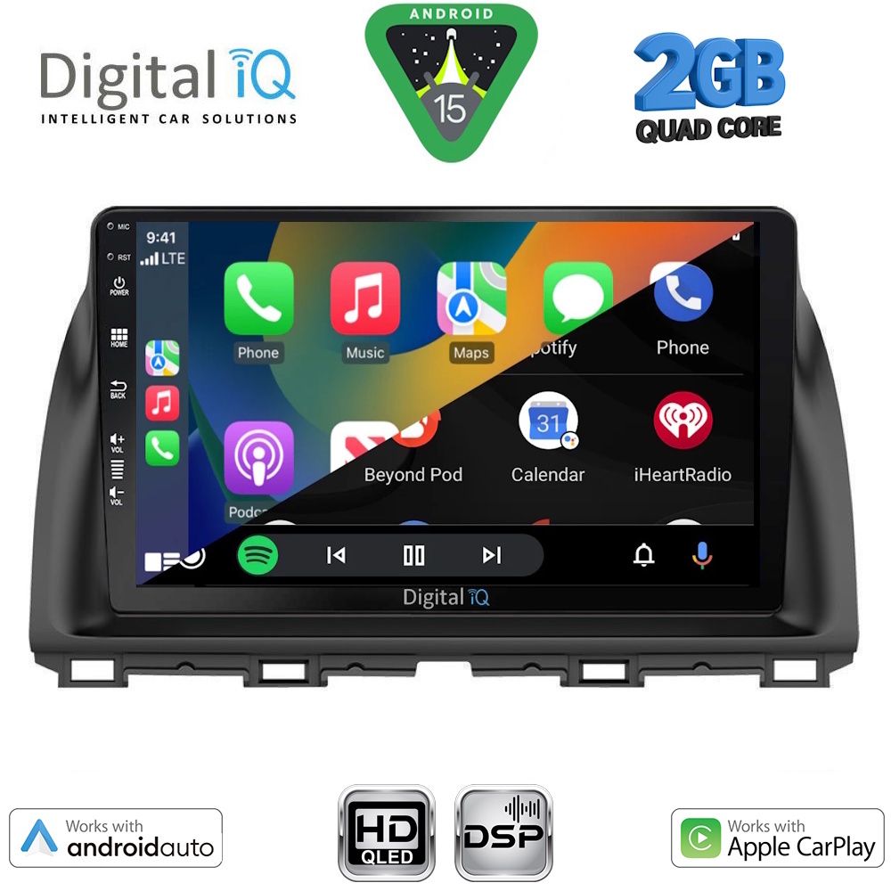 DIGITAL IQ BXC 3380_CPAA (10inc) MULTIMEDIA TABLET for MAZDA CX5 mod. 2013-2017 - immagine 2