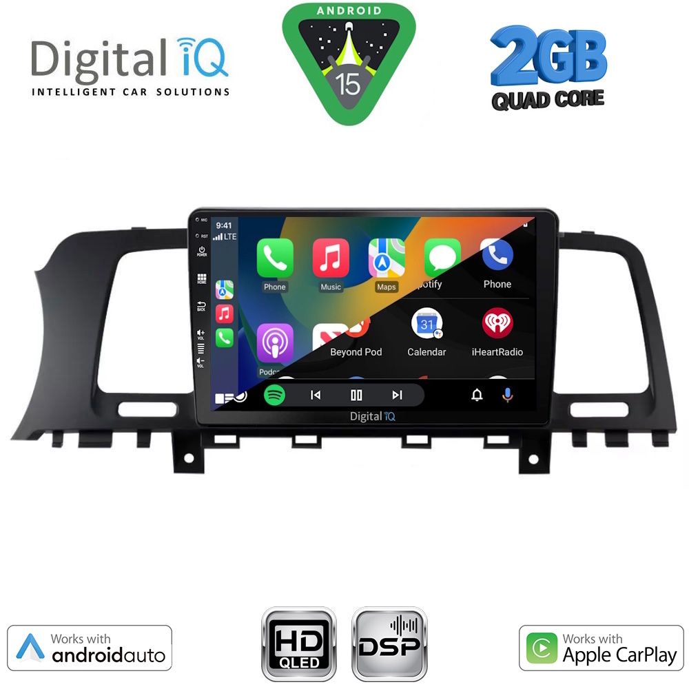 DIGITAL IQ BXC 3462_CPAA (9inc) MULTIMEDIA TABLET for NISSAN MURANO mod. 2007-2014 - immagine 2