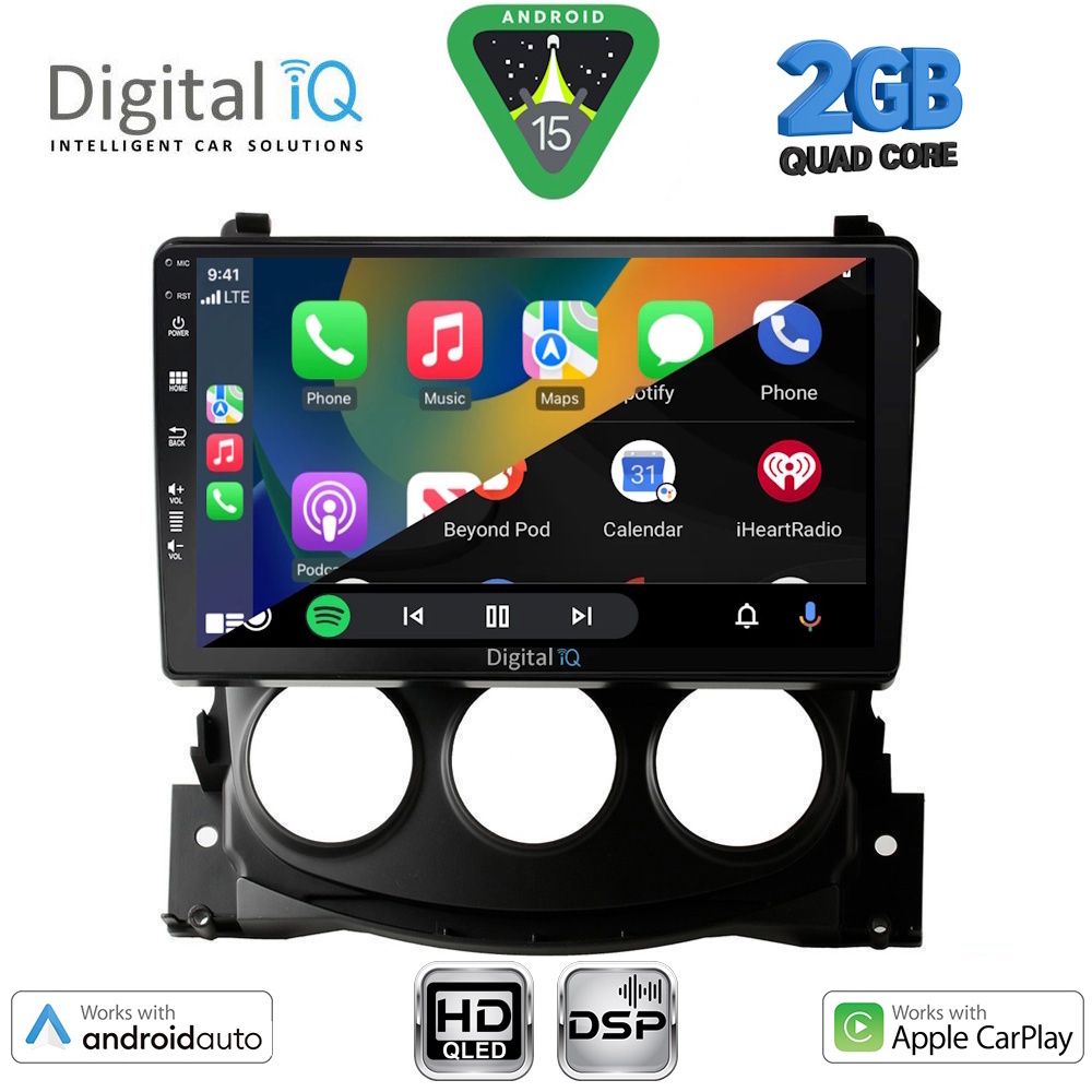 DIGITAL IQ BXC 3479_CPAA (9inc) MULTIMEDIA TABLET for NISSAN 370Z mod. 2009-2012 - immagine 2