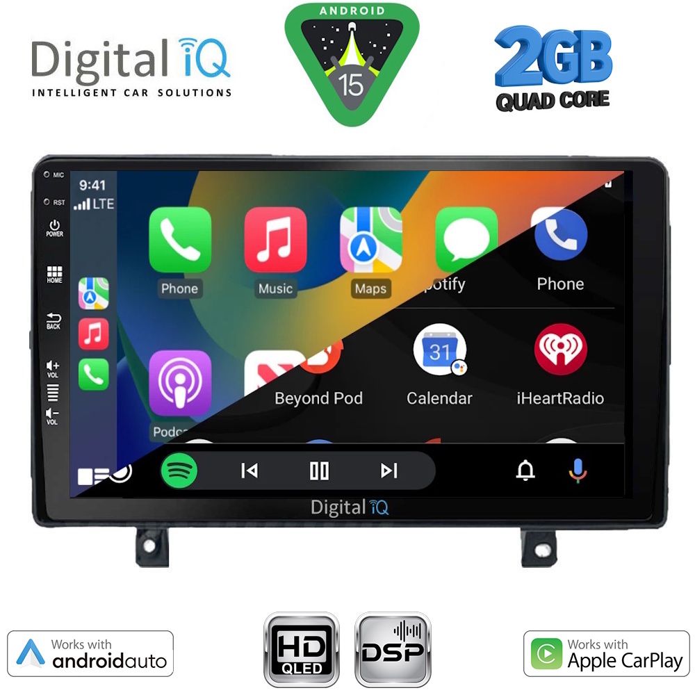 DIGITAL IQ BXC 3485_CPAA (9inc) MULTIMEDIA TABLET for OPEL ASTRA H mod. 2004-2010 - immagine 2