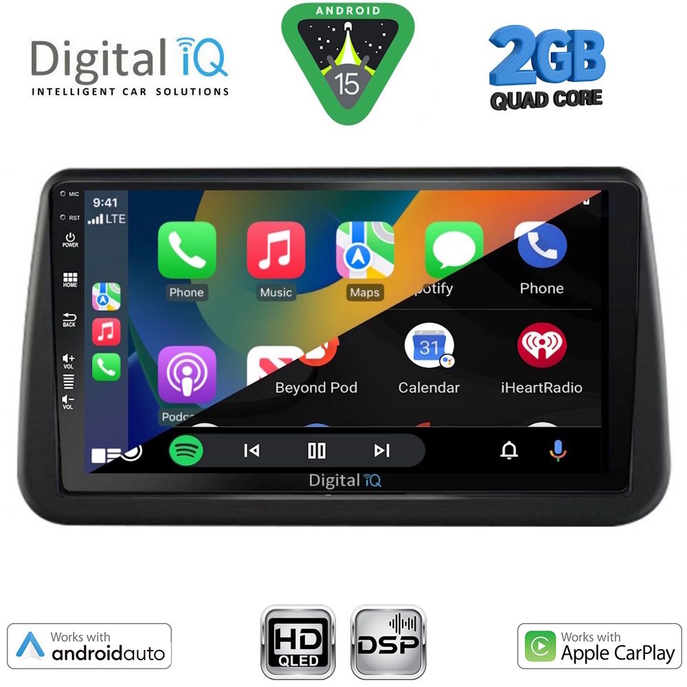 DIGITAL IQ BXC 3494_CPAA (9inc) MULTIMEDIA TABLET for OPEL MERIVA mod. 2010-2017 - immagine 2