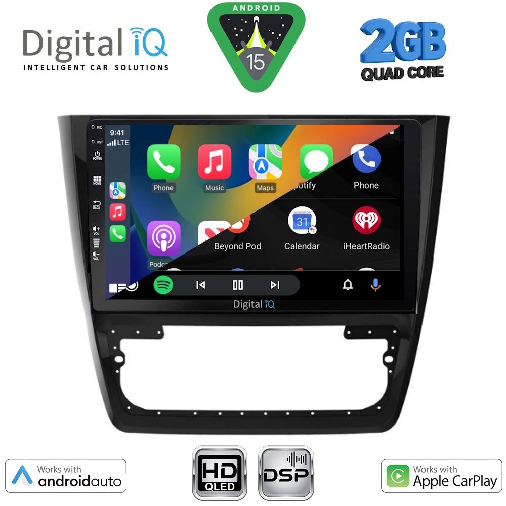 DIGITAL IQ BXC 3610_CPAA (10inc) MULTIMEDIA TABLET for SKODA YETI mod. 2014-2018 - immagine 2