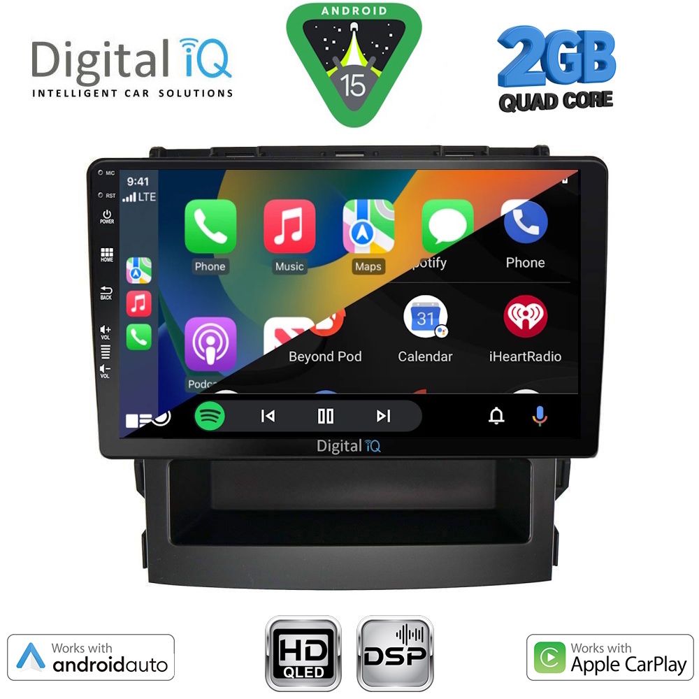 DIGITAL IQ BXC 3664_CPAA (9inc) MULTIMEDIA TABLET for SUBARU FORESTER – IMPREZA mod. 2019-2025 - immagine 2