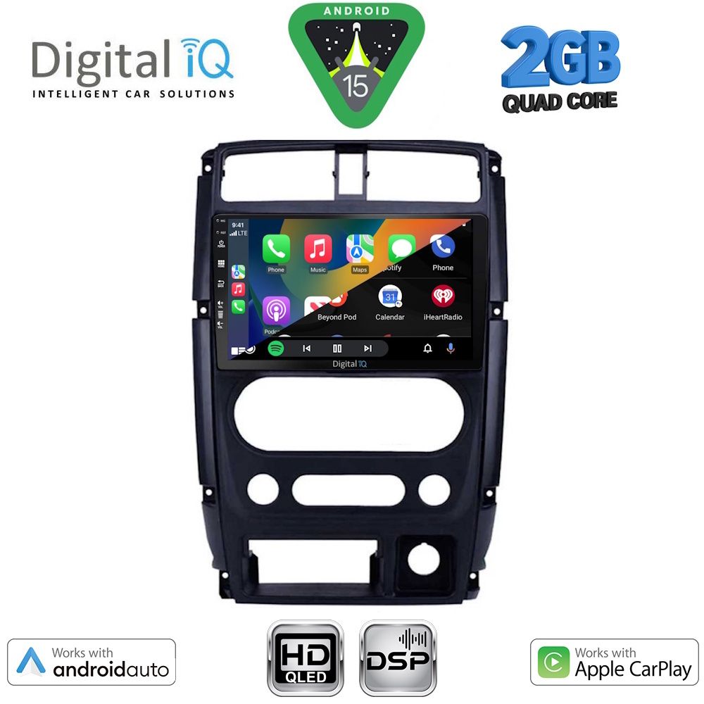 DIGITAL IQ BXC 3678_CPAA (9inc) MULTIMEDIA TABLET for SUZUKI JIMNY mod. 2007-2017 - immagine 2
