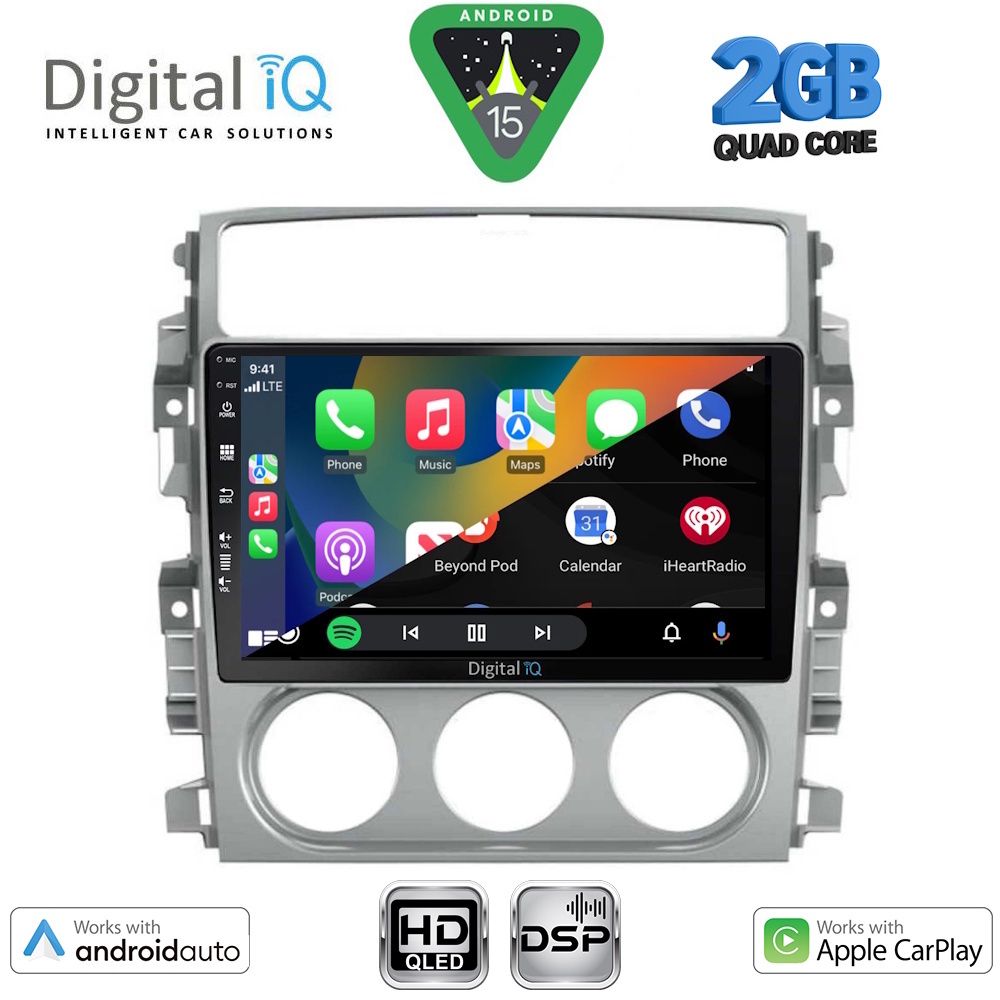 DIGITAL IQ BXC 3681_CPAA (9inc) MULTIMEDIA TABLET for SUZUKI LIANA mod. 2001-2007 - immagine 2