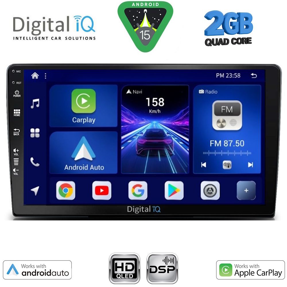 DIGITAL IQ BXC 3722_CPAA (9inc) MULTIMEDIA TABLET for TOYOTA LANDCRUISER mod. 1998-2003