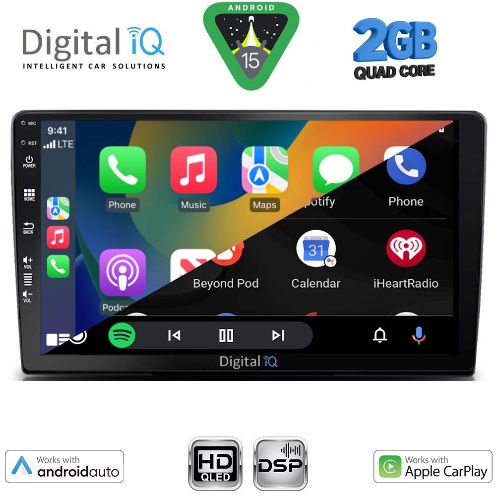 DIGITAL IQ BXC 3722_CPAA (9inc) MULTIMEDIA TABLET for TOYOTA LANDCRUISER mod. 1998-2003 - immagine 2