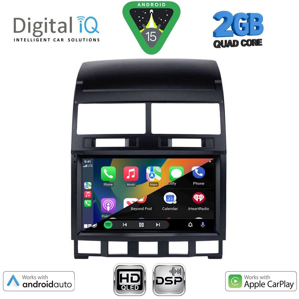 DIGITAL IQ BXC 3765_CPAA (9inc) MULTIMEDIA TABLET for VW TOUAREG mod. 2003-2011 - immagine 2