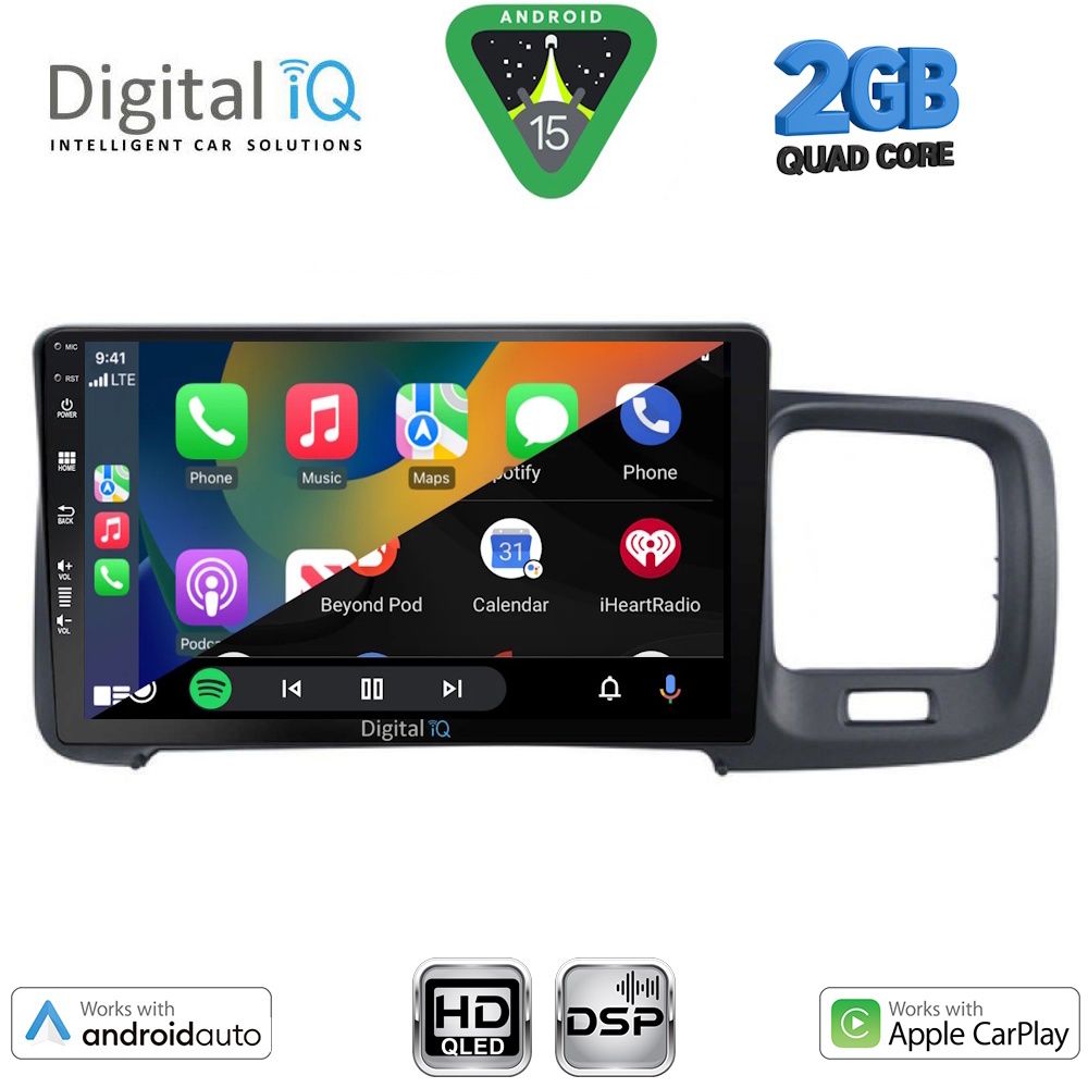 DIGITAL IQ BXC 3785_CPAA (9inc) MULTIMEDIA TABLET for VOLVO S60 mod. 2010-2018 - immagine 2