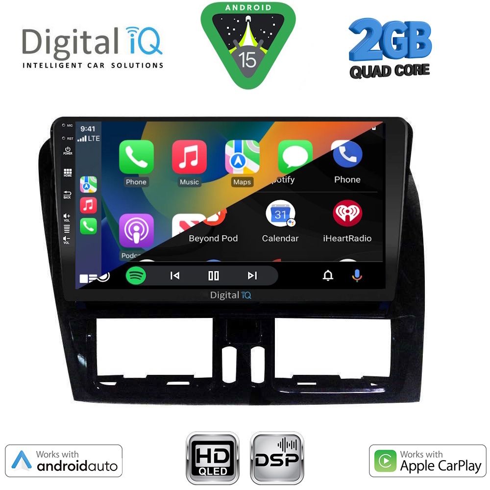 DIGITAL IQ BXC 3787_CPAA (9inc) MULTIMEDIA TABLET for VOLVO XC60 mod. 2009-2017 - immagine 2