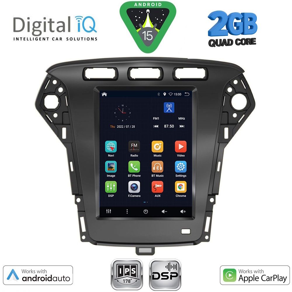 DIGITAL IQ BXC 3958_CPAA TESLA STYLE for FORD MONDEO mod. 2010-2013