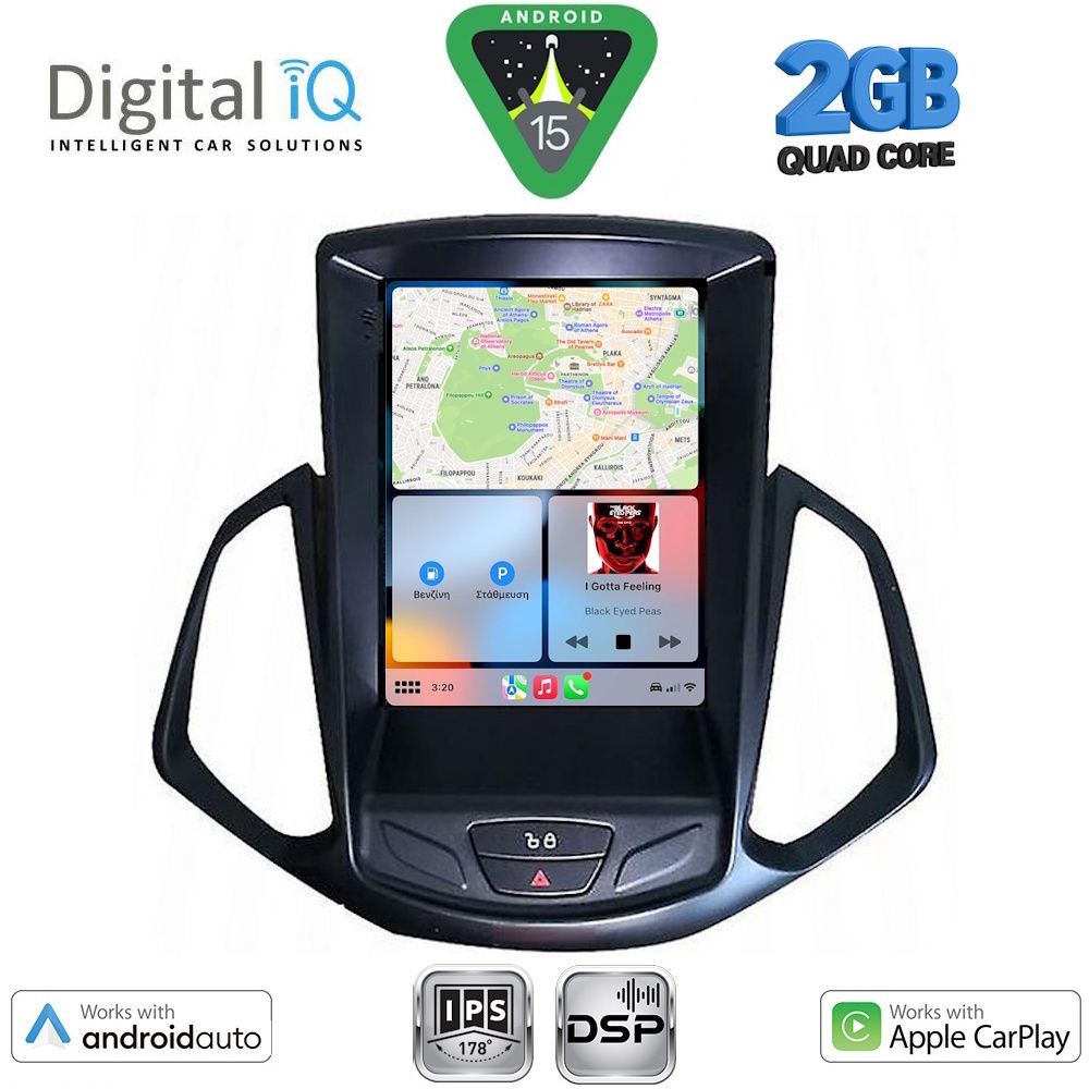 DIGITAL IQ BXC 3966_CPAA TESLA STYLE for FORD ECOSPORT mod. 2012-2018 - immagine 2
