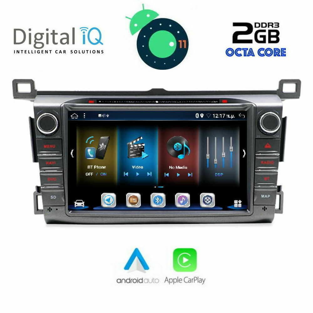 DIGITAL IQ BXE 524_CPA (8'' DVD) MULTIMEDIA SYSTEM for TOYOTA RAV 4 mod. 2013-2019 - immagine 2