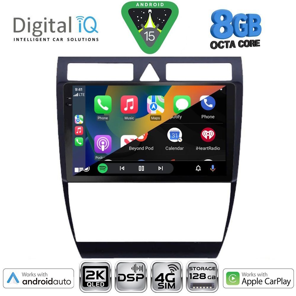 DIGITAL IQ BXF 11006_CPAA (9inc) MULTIMEDIA TABLET for AUDI A6 mod. 1998-2005 - immagine 2